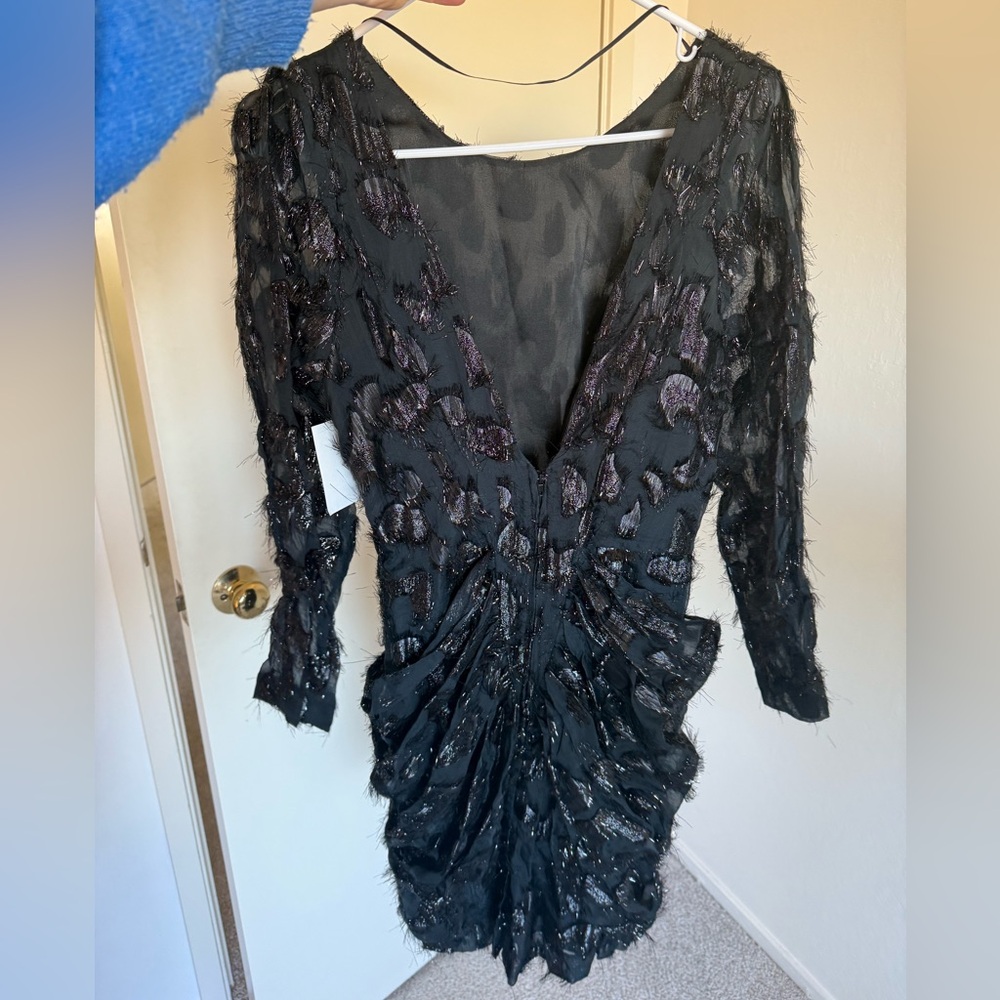 H&M 80’s dress low back NWT